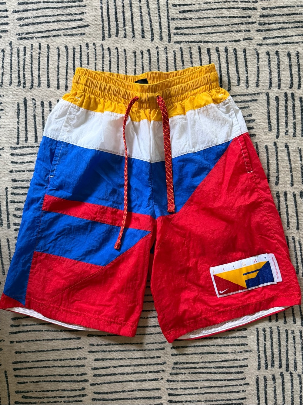 Nike Flight color block shorts